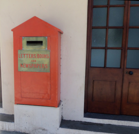 St Helena mailbox